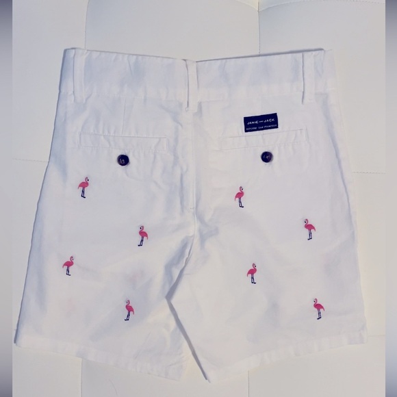 Janie and Jack boys flamingo shorts size 5 - Picture 4 of 7